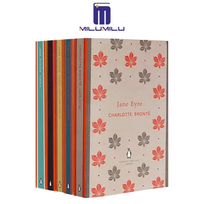 The set consists of 5 books including Wuthering Heights Sense and Emotion Emma Bronte Jane Austen Literary Classics and genuine editions Original English books