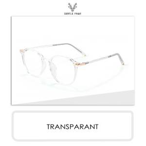 Gentle Fawn Kacamata Antiradiasi Blueray Sinar Biru Gadget/TV/Komputer Style Kotak Fashion Wanita Bisa Minus Photocromic Bluecromic TR90+Metal 01223