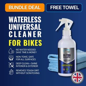 NANOGAMP® Waterless Car Wash Ultra Versatile - Multi Purpose Car Cleaner + Spray & Wipe + Clean(250ml)