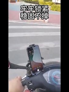 JNHW Holder Dudukan HP Spion Sepeda Motor Dudukan HP Spion Motor Rearview Holder Adjustable Rotation 360 Derajat Flexible Anti Getar Phone Holder HP Motor