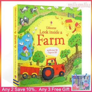 Usborne Look In A Farmหนังสือภาพภาษาอังกฤษสำหรับเด็ก