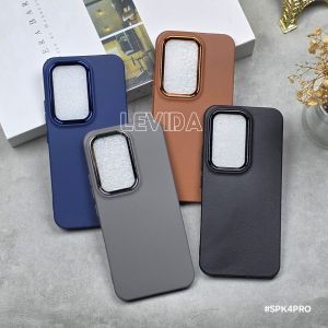 Case Tecno Spark 40C Tecno Spark 40 Pro Tecno Spark 40 Pro Plus SoftCase Macaron Leather List Crom