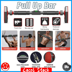 SG in Stock Pull Up Bars Portable Home Chin Up Fitness Equipment Pull Up Bar No Drilling Load Bearing 400KG
