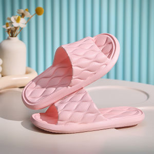 WomenS Eva Slippers Non-Slip Indoor Summer Outdoor Slippers MenS Thick-Soled Bathroom Slippers