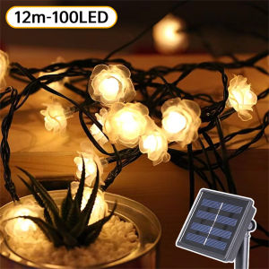 kangle 【🔥on sale】ไฟ LED โคมไฟสวน ไฟตกแต่ง โคมไฟลานกลางแจ้ง กันน้ำ เซลล์แสงอาทิตย์