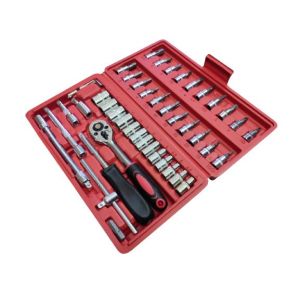Kunci SOK 46 PC Set Socket (1/4 ") Full Lengkap Socket Tool Kit