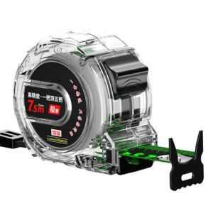 Clear Fluorescent 5m Tape Measure with Stable 19mm Width ABS Measuring Tape for Precise Measurements in Various Setting