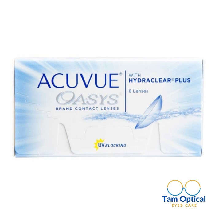 Kính Áp Tròng Acuvue Oasys With HYDRACLEAR PLUS (6 lenses) Silicon Hydrogel viễn/ longsighted/Presbyopia
