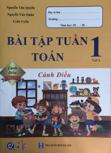Bài tập tuần Toán 1 Tập 2 - Cánh Diều - Sách tham khảo cấp 1
