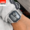 ĐỒNG HỒ NAM CASIO AE-1200WHD-1A DÂY THÉP CHỐNG NƯỚC GIỜ THẾ GIỚI. 