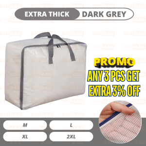 BIG BAG Beg Toto Waterproof Transparent Storage Bag Comforter Storage Bag Blanket Bag Pillow Beg Cadar Plastik Toto