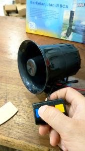 klakson toa 3 suara sirine patwal 12volt 30watt bisa buat motor dan mobil