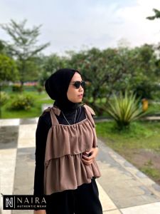 Naira - tank top double layer - tanktop dobel layer - atasan terbaru - atasan wanita -tank top viral - murah - terbaru - 2 layer