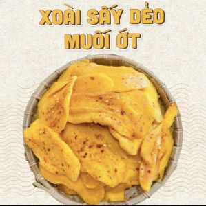 Xoài sấy dẻo muối ớt - Ăn vặt ngon chua cay ngọt