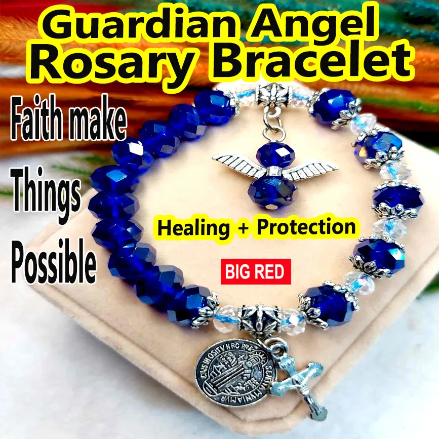 Saint benedict deals rosary bracelet