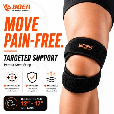 Patella Knee Support Knee Guard Protection for Running Knee Stabilizing Brace and support Injury Recovery