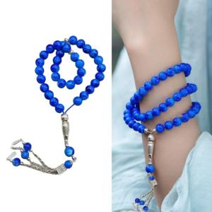 Glass Bracelet 33 Beads For Meditation Yoga And Stylish Everyday Comfortable Fit Wristchain for Meditation