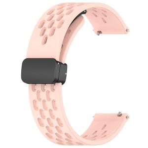 Garmin Watch Series Strap 18mm Magnet Buckle Silicone Porous StrapTali Jam Garmin Forerunner 265S /255S /Garmin Venu 2S /vivomove 3s