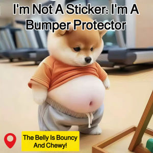 Anti-collision Stickers Car anticollision small shiba Inu can be affixed design decompression everywhere stickers