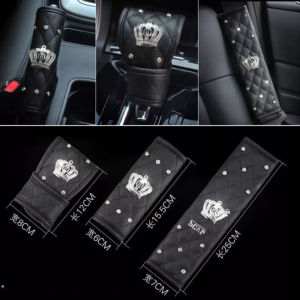 Bọc dây an toàn bọc phanh tay cần số gắng vương miện và thiên nga chống trầy xước nội thất