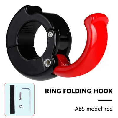 SEAMETAL Motorcycle Handlebar Hook Hanger Cargo Luggage Bag Helmet Hook Holder Universal Storage Hook for Electric Bicycle Scooter