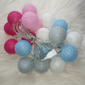 Lampu Hias Tumblr - Mini Cotton Ball