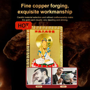 【12生肖】The Eight Guardian Gods of the Twelve Zodiac Signs Bronze Cards Natal Buddha Tai Sui Portable Gold Cards Metal Buddha Cards Portable Cards12生肖守护卡