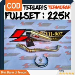 Knalpot Racing Daytona Nmax Aerox Lexi ADV Pcx Vario 150 Scoopy Beat Mio Soul Mio J Mio Sporty
