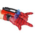 Mainan Anak Senjata Superhero Sarung Tangan Spider Tembakan Pistol Jaring Laba Laba Merah Shooter. 