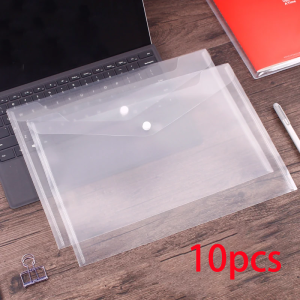 Waterproof File Folder High Quality A4 Plastic File Bag Transparent Filling Organizer School Office