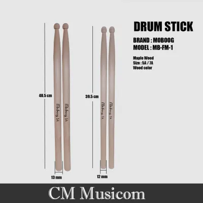 Drum Stick Maple Wood 5A/7A