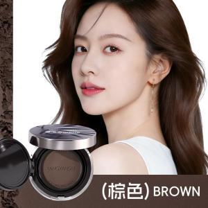 Dorisna Hairline Shadow Powder Compact Gray Root White Hair Instant Coverage Waterproof Sweatproof Hair Volumizing Filler Makeup