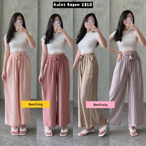 BeeUniq Celana Kulot Rayon Wanita Homewear / Home Wear Loose Kulot Pants