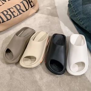 [Free Shipping] Coconut Slippers For Men Summer Couple Style Suitable For Indoor And Outdoor Wear Trendy Sports Design With Thick Soles Beach Sandals For Women