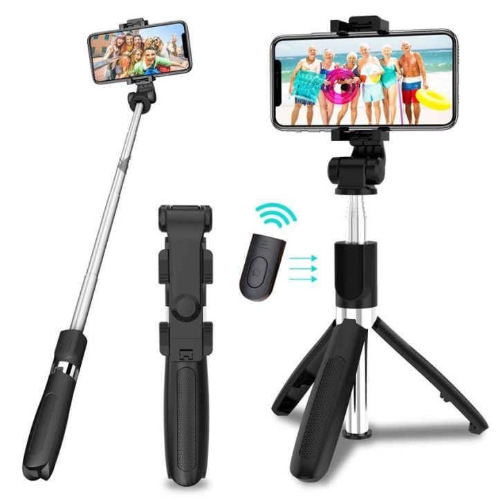 Gậy Chụp Ảnh Bluetooth Và Giá Đỡ Điện Thoại Selfie Gậy Chụp Hình Bluetooth SIÊU BỀN