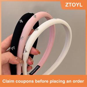【ZTOYL】 Headbands Hair Accessories For Girls Women Band Korean Bow Fairy 2024 Hoop New In Sweets Kawaii Cute Things