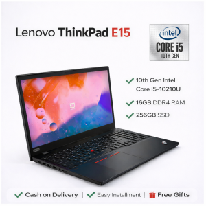 Lenovo ThinkPad E15 Gen Lenovo ThinkPad E15 Intel Core i5-1135G7 Intel Core i5-10210U 16GB RAM and a 256GB SSD