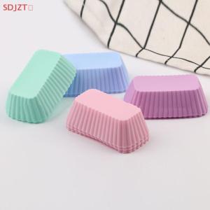 🚚【Local Express Delivery】🚚 5Pcs Silicone Cake Molds Rectangular Muffin Cup Cake Baking Mould Kitchen Pastry Tool