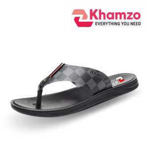 Sandal Kulit Pria Casual Import Premium Khamzo K07 Sandal Japit