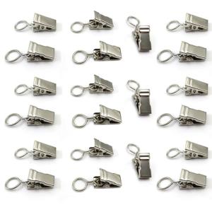 Heavily Duty Curtain Clip Hangers 100Piece Set For Secure Hanging Home Or Event Setting for Hanging Tablecloth Towel