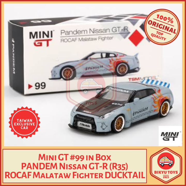 MiniGT #99 Nissan GTR R35 Pandem Ducktail ROCAF Malataw Taiwan