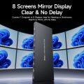 Jasoz HDMI Splitter 1 in 8 out 4K Audio Video 1080P For HDR HDTV 3D DVD High Quality อะแดปเตอร์แปลงสําหรับ HDR HDTV 3D DVD ส่งจาก กทม. 