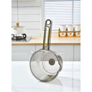Multipurpose Bathroom Shower Accessories Plastic Transparent Water Dipper/Aesthetic Clear Tabo