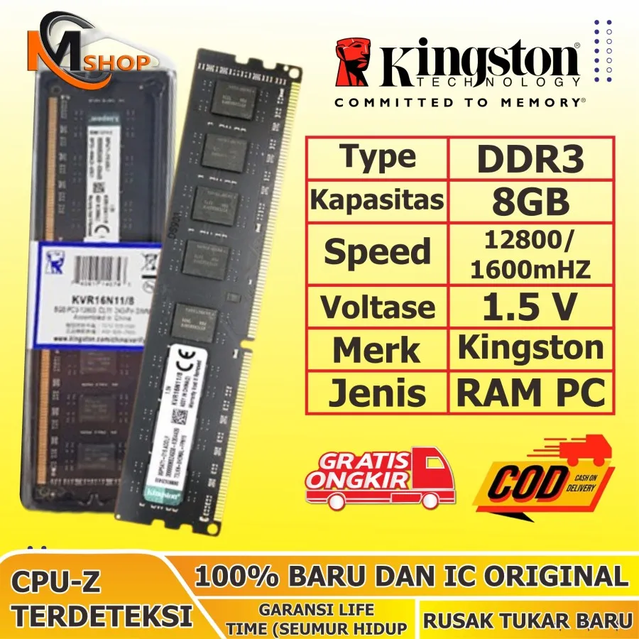 Memory RAM PC DDR3 8GB PC3-12800/1600Mhz Hynix Longdimm Pc3-12800