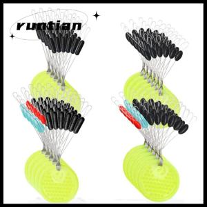 runtian Cần câu cao su không gian đậu câu cá hàng hóa cao su màu đen hình bầu dục