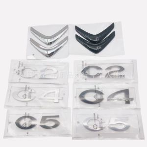 Applicable to Citroen the new Sega sedan hatchback trunk double logo black tail logo car logo French logo