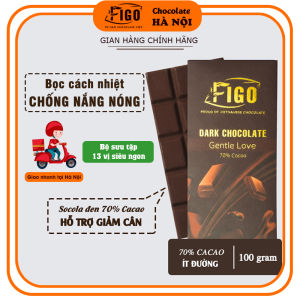 [Chính hãng] Dark Chocolate 70% Cacao- Socola đen đắng giảm cân 70% Cacao FIGO dành khách ăn kiêng Giảm cân Lowcarb