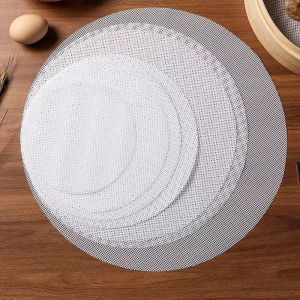 【 In Stock 】Food Grade Silicone Steamer Non-Stick Pad Reusable Round Silicone Steamer Pad Dim Sum Pad Cooking Tool Pengukus Silikon硅胶蒸笼垫