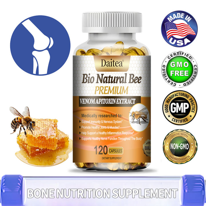 Natural Bee BIOBEE Venom Capsules - Abeemed Therapy For Inflammatory & Arthritis Support (270 Count, Made In USA)