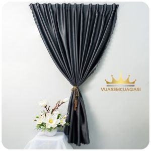 Rèm Cửa Sổ Dán Tường Chống Nắng Chất Liệu Vải Gấm Dệt 3d Decor Phòng Ngủ VUAREMGIASI